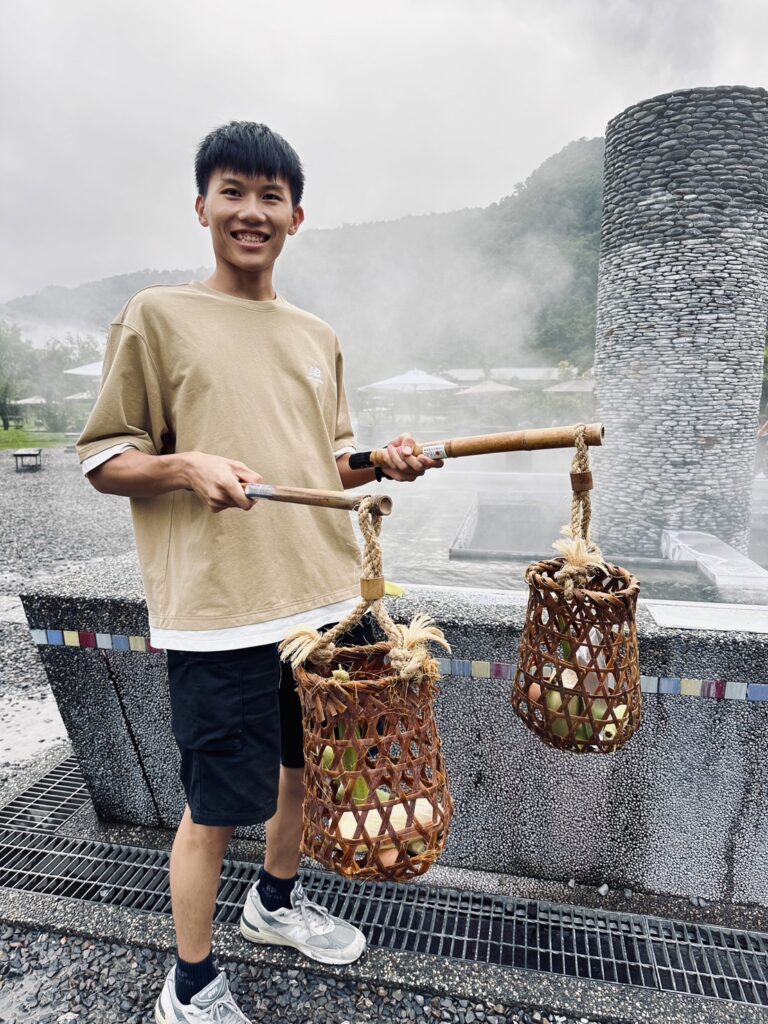 【宜蘭必玩】用竹簍煮出溫泉美食,享受山林間地熱圍繞的朦朧美